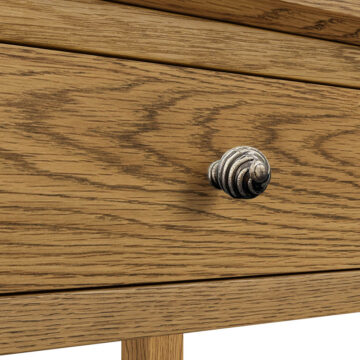 Ashdale Warm Oak 1 Drawer Dressing Table Set