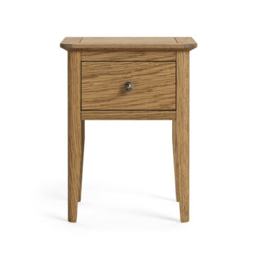 Ashdale Warm Oak 1 Drawer Lamp Table | Assembled