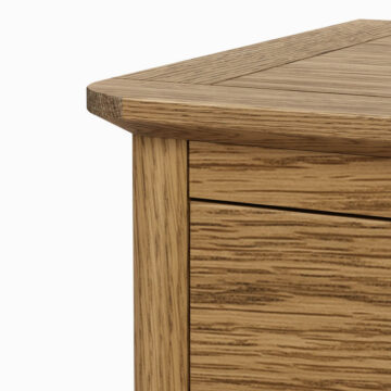 Ashdale Warm Oak 1 Drawer Lamp Table | Assembled