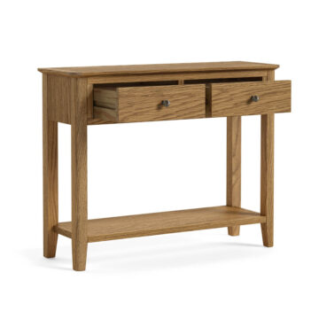 Ashdale Warm Oak Console Table | Clearance
