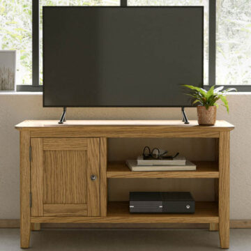 Ashdale Warm Oak Standard TV Unit | Assembled