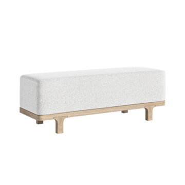 Elwood Oak Bench Without Lid