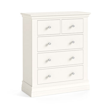 Riverton White Chest 2 Over 3 | Clearance