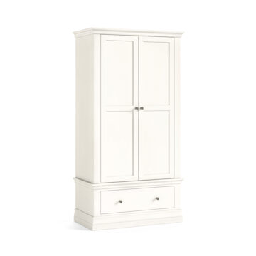 Riverton White Gents Wardrobe