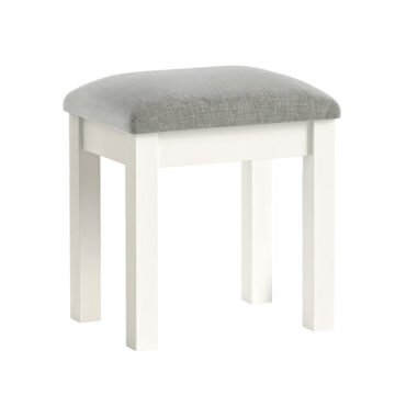 Riverton White Stool