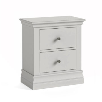 Riverton Grey Bedside 2 Drawer