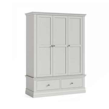 Riverton Grey Triple Wardrobe