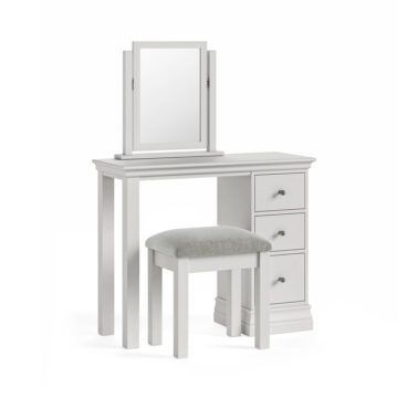 Riverton Grey Single Pedestal Dressing Table