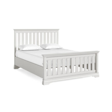 Riverton Grey Slatted 5' High Foot End