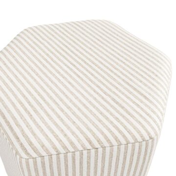 Harbour Beige Thin Stripe Stool