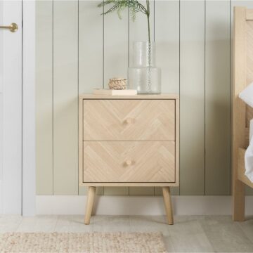 Hadley 2 Drawer Bedside