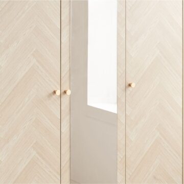 Hadley 3 Door Wardrobe with Mirror