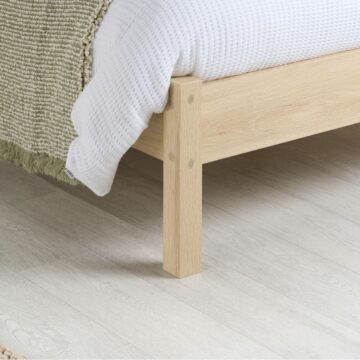 Hadley 4’6 Double Bed | Oak Finish