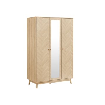 Hadley 3 Door Wardrobe with Mirror