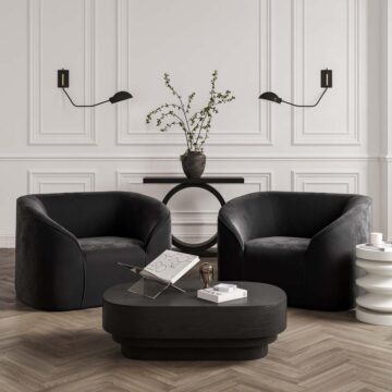 Kuma Black Coffee Table