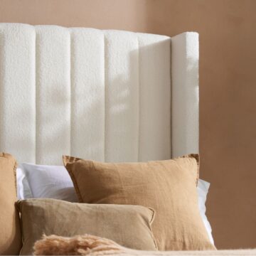 Mabel White 4’6 Double Ottoman Bed