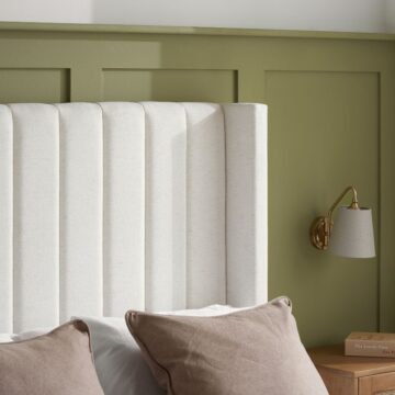 Mabel Cream 5′ King Size Ottoman Bed