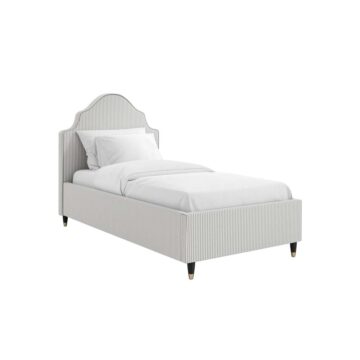 Monterey Grey 3′ Thin Stripe Single Bed