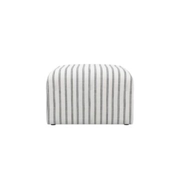 Ryder Chalk Stripe Pouffe