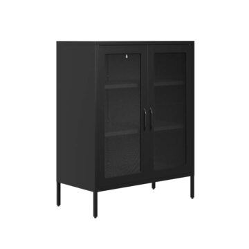 Reuben Black 2 Door Cabinet