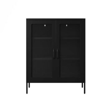 Reuben Black 2 Door Cabinet