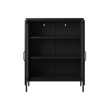 Reuben Black 2 Door Cabinet
