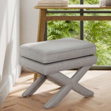 Rhode Light Grey Stool