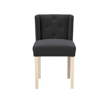 Shay Anthracite Winged Dining Chair
