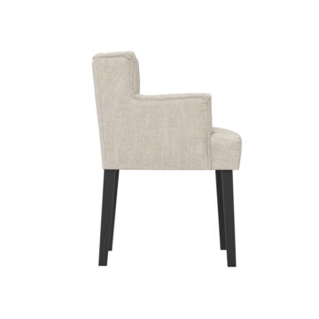 Shay Stone Winged Dining Chair | Armrests