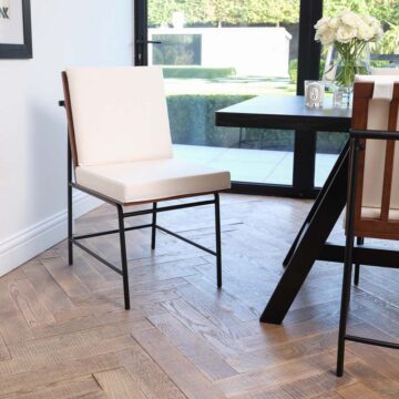 Scout Pair of White Dining Chairs