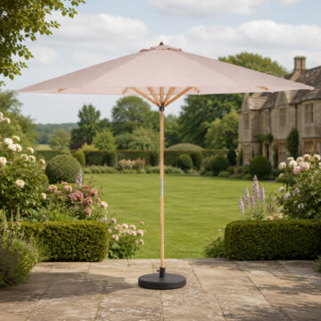 Oakworld Alfresco Ashdown Wooden Parasol - 2.5m