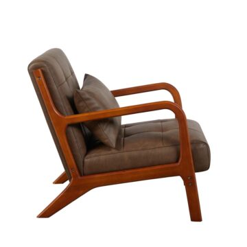 Sagewood Armchair | Brown Leather