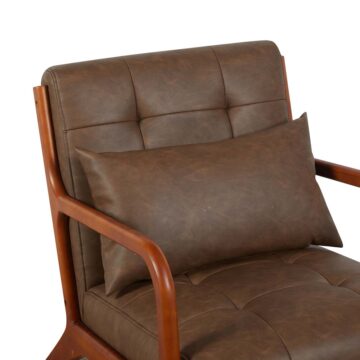 Sagewood Armchair | Brown Leather