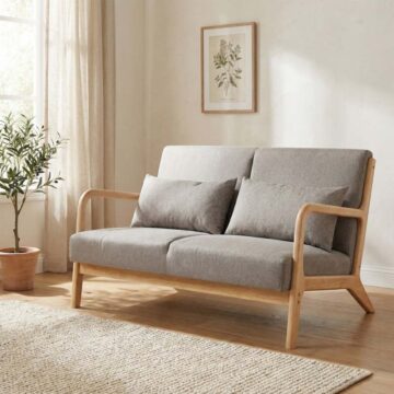 Calloway 2 Seater | Stone Linen
