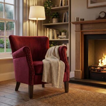 Harlow Armchair | Vogue Bordeaux