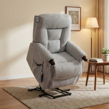 Elara Dual Motor Lift & Tilt Chair | Silver
