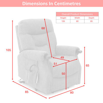 Elara Dual Motor Lift & Tilt Chair | Silver