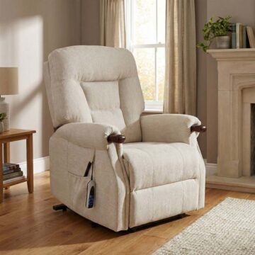 Elara Dual Motor Lift & Tilt Chair | Beige