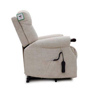 Elara Dual Motor Lift & Tilt Chair | Beige