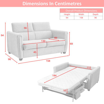 Regency Sofa Bed | Ash