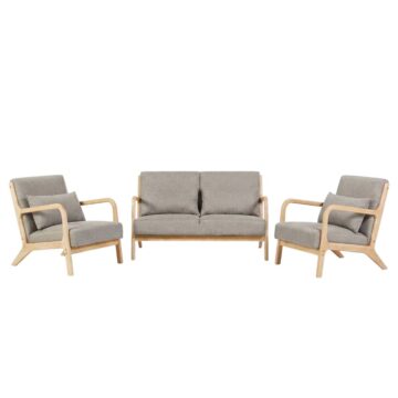 Calloway 2+1+1 Sofa Set | Stone Linen | Clearance