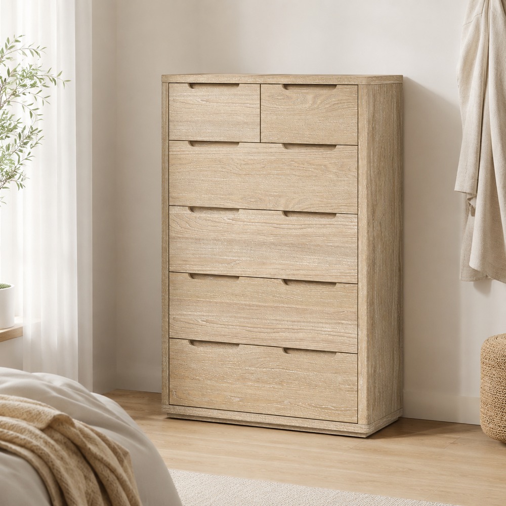 Elwood Oak 2 Over 4 Chest | Clearance