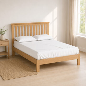 Belmont Slatted Bed 4'6" Low Foot End | Clearance