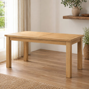 Penrith Oak Large Butterfly Extending Dining Table | Clearance