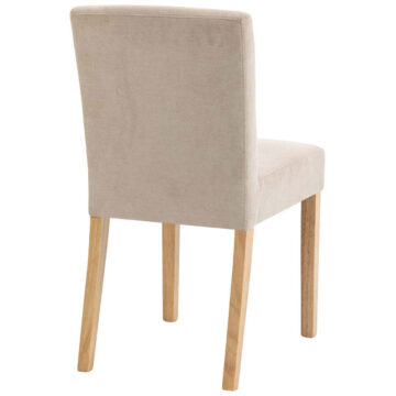 Bristol Beige Fabric Low-backed Chair
