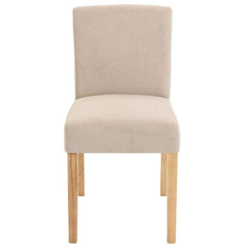 Bristol Beige Fabric Low-backed Chair