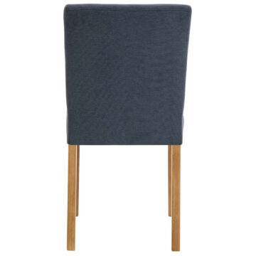 Bristol Dark Grey Fabric Low-backed Chair