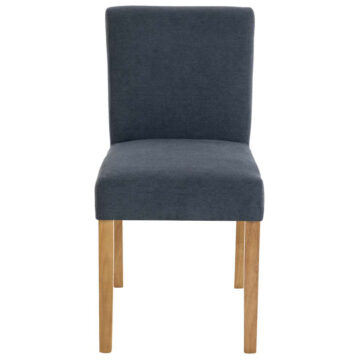 Bristol Dark Grey Fabric Low-backed Chair