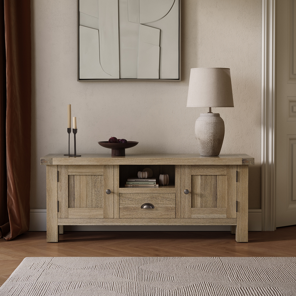 Stonebeck 2 Door 2 Drawer TV Unit | Assembled