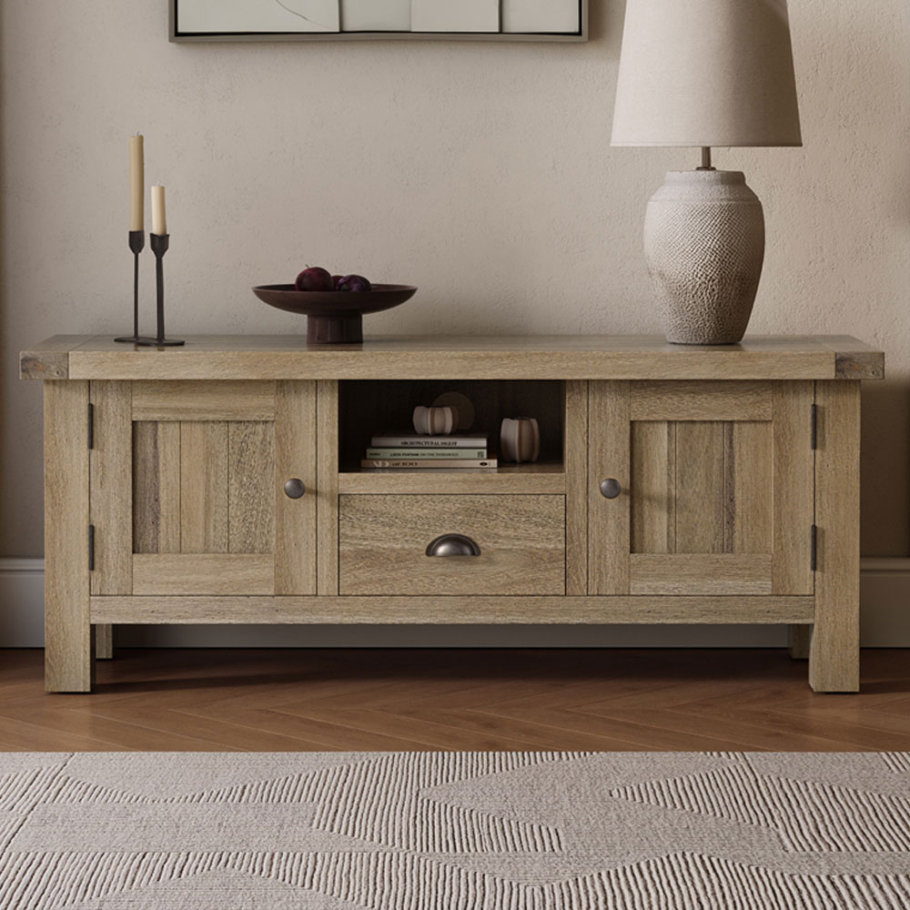 Stonebeck 2 Door 1 Drawer TV Unit | Assembled